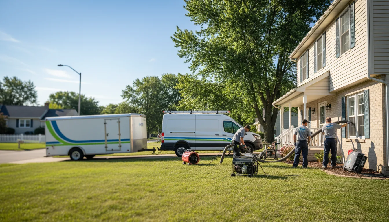 Flooded Basement Restoration And Cleanup With Repair in Ogden, KS near me